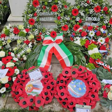 5 Novembre 2023 –  Al cimitero di Brookwood, la Commemorazione dei caduti Italiani organizzata dall’Ufficio dell’Addetto alla Difesa dell’Ambasciata d’Italia nel Regno Unito